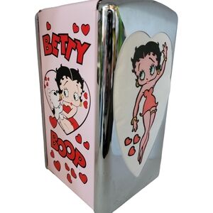 Betty Boop Pink and Silver Napkin Holder